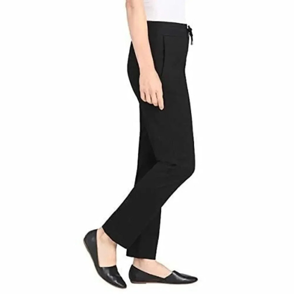 NWT Dalia Pant Women Size Small Black Active Wear Pull On with Drawstring - Picture 2 of 9